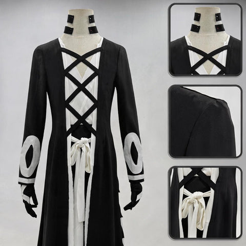 BLEACH Ichigo Kurosaki Final Bankai Evolution Cosplay Costume Full Set Outfit - Coscosmos