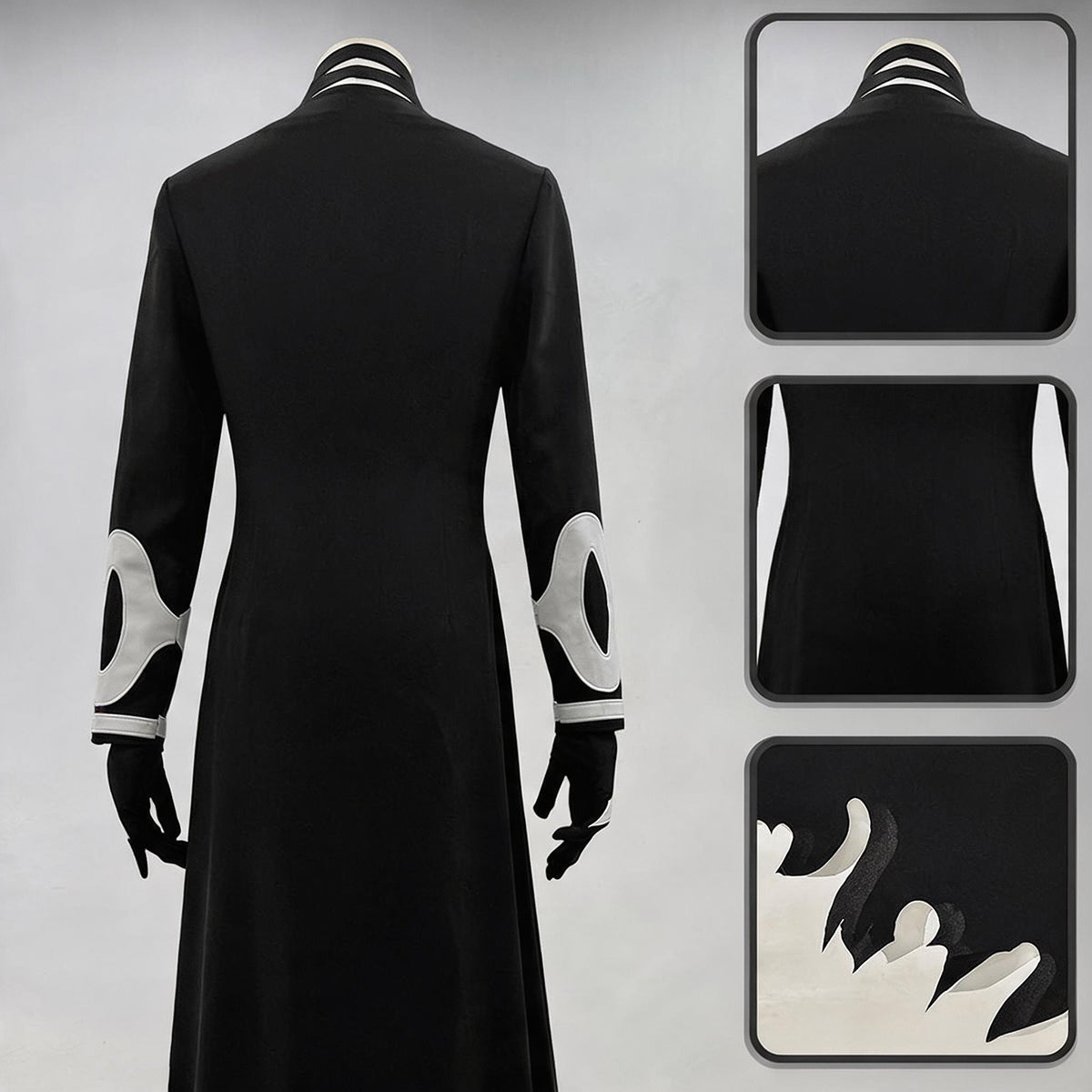 BLEACH Ichigo Kurosaki Final Bankai Evolution Cosplay Costume Full Set Outfit - Coscosmos