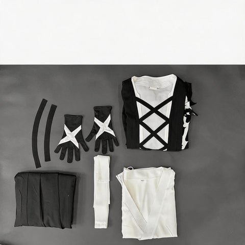BLEACH Ichigo Kurosaki Final Bankai Evolution Cosplay Costume Full Set Outfit - Coscosmos