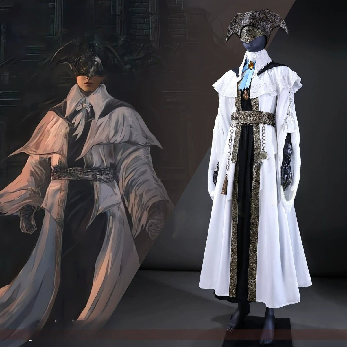 Bloodborne Choir Member Cosplay Costume - Coscosmos