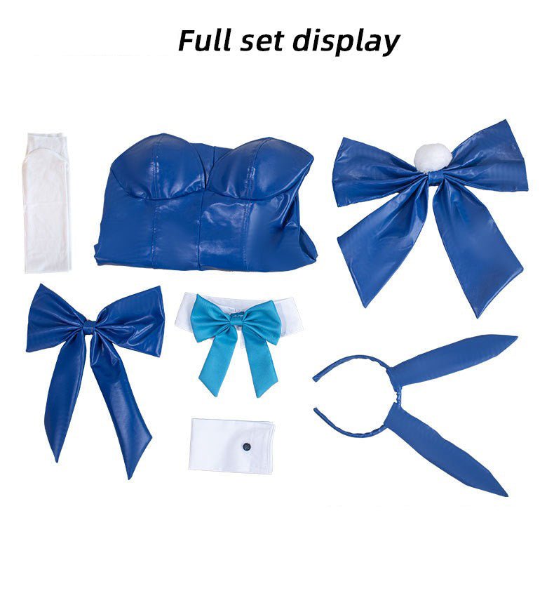 Blue Archive Asuna Toki Bunny Girl Cosplay Costume – Anime Game Character Outfit for Women, Full Set with Ears, Bow Tie, and Bodysuit - Coscosmos