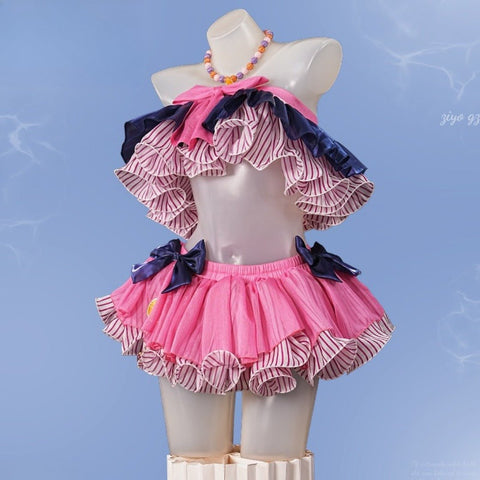 Blue Archive Shizuko Swimsuit Cosplay Costume - Coscosmos
