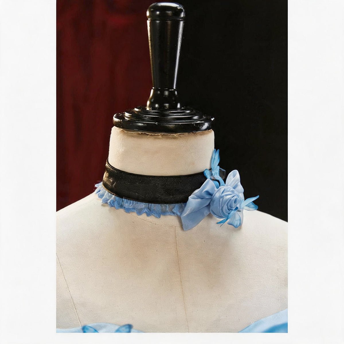Blue Ball Gown Princess Dress Game，Anime Cosplay Costume - Coscosmos