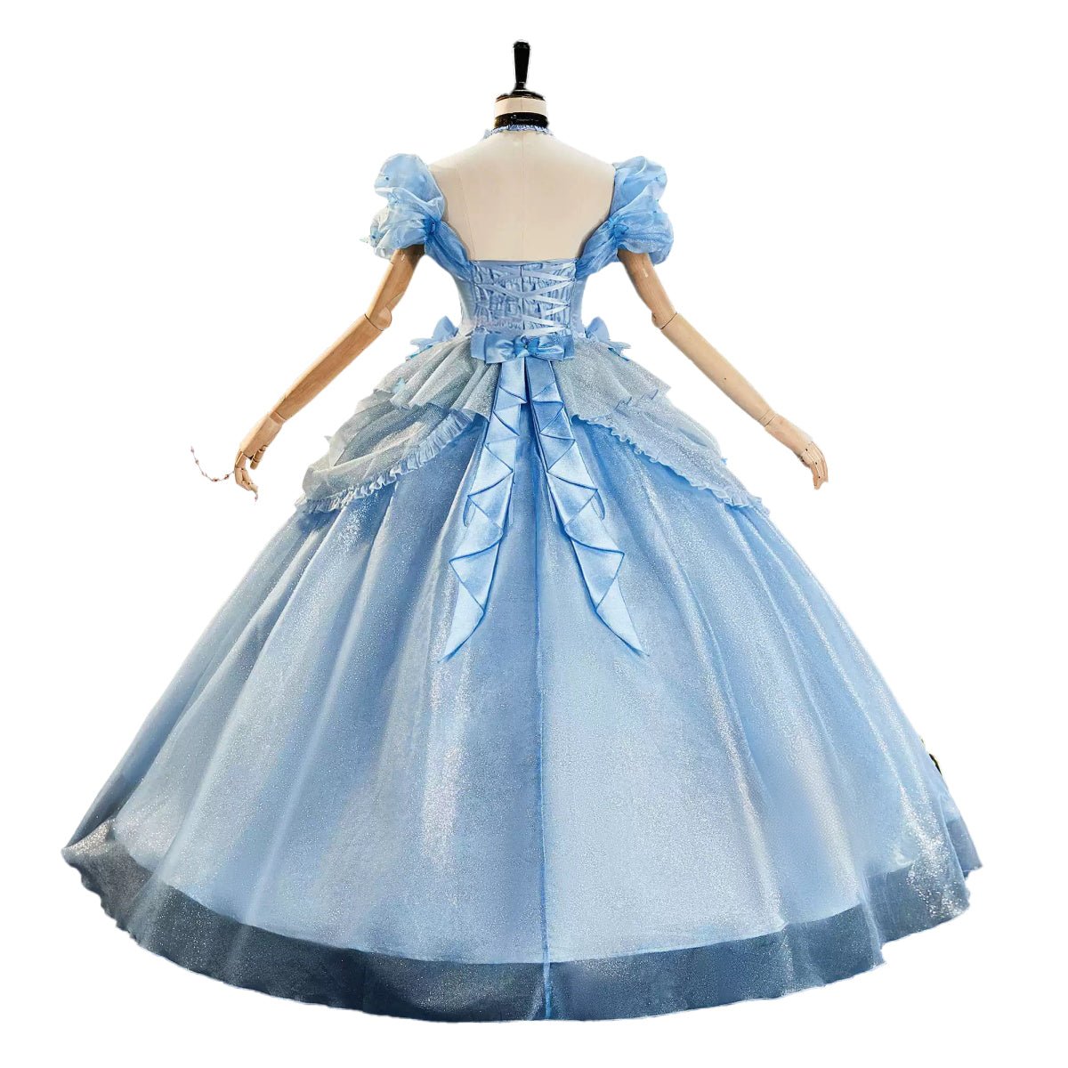 Blue Ball Gown Princess Dress Game，Anime Cosplay Costume - Coscosmos