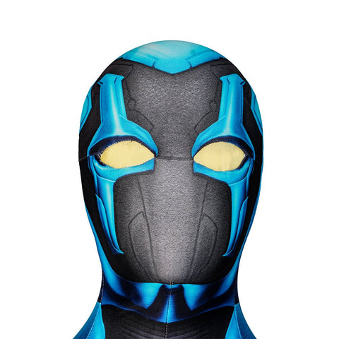 Blue Beetle Suit with Mask - Superhero Costume Full Bodysuit - Coscosmos