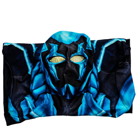 Blue Beetle Suit with Mask - Superhero Costume Full Bodysuit - Coscosmos
