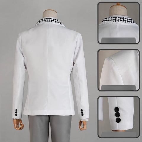 Blue Lock Itoshi Rin Official Jersey Uniform Full Cosplay Set - Coscosmos