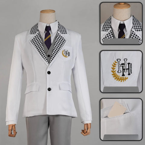 Blue Lock Itoshi Rin Official Jersey Uniform Full Cosplay Set - Coscosmos