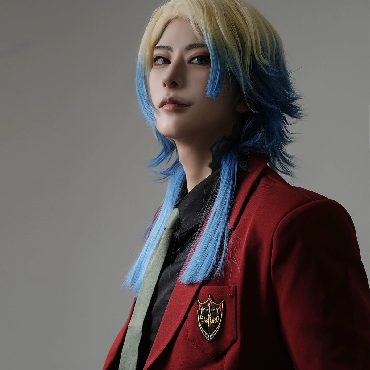 Blue Lock Kaiser Red Suit Cosplay Costume - Official Style Jacket & Pants - Coscosmos