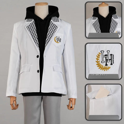 Blue Lock Nagi Seishiro's Official Hakuhou School Uniform Cosplay Set - Coscosmos