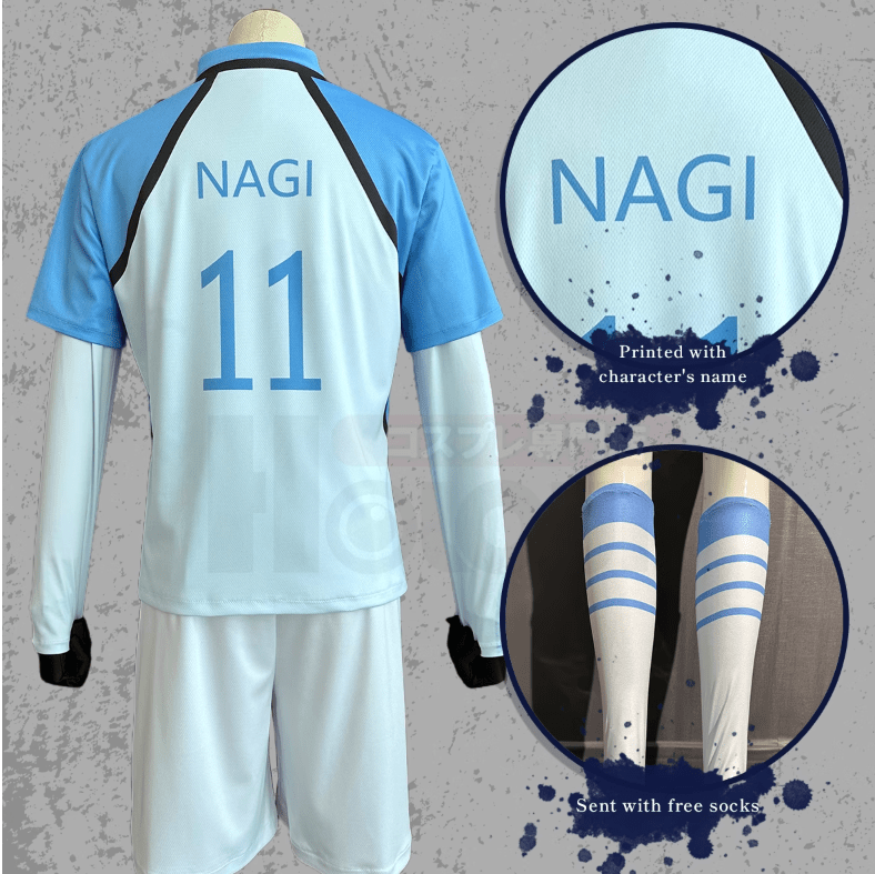 Blue Lock Rin Itoshi Cosplay Costume - Premium Quality Anime Outfit - Coscosmos