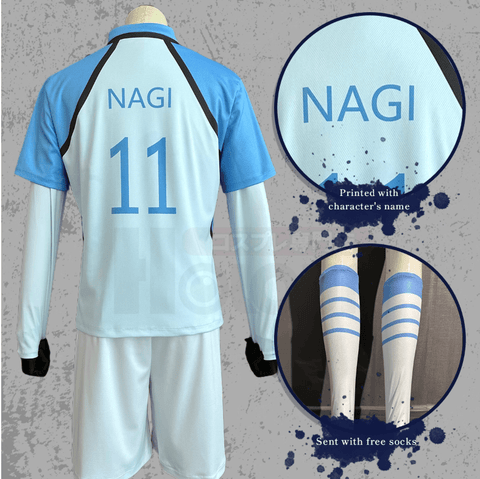 Blue Lock Rin Itoshi Cosplay Costume - Premium Quality Anime Outfit - Coscosmos