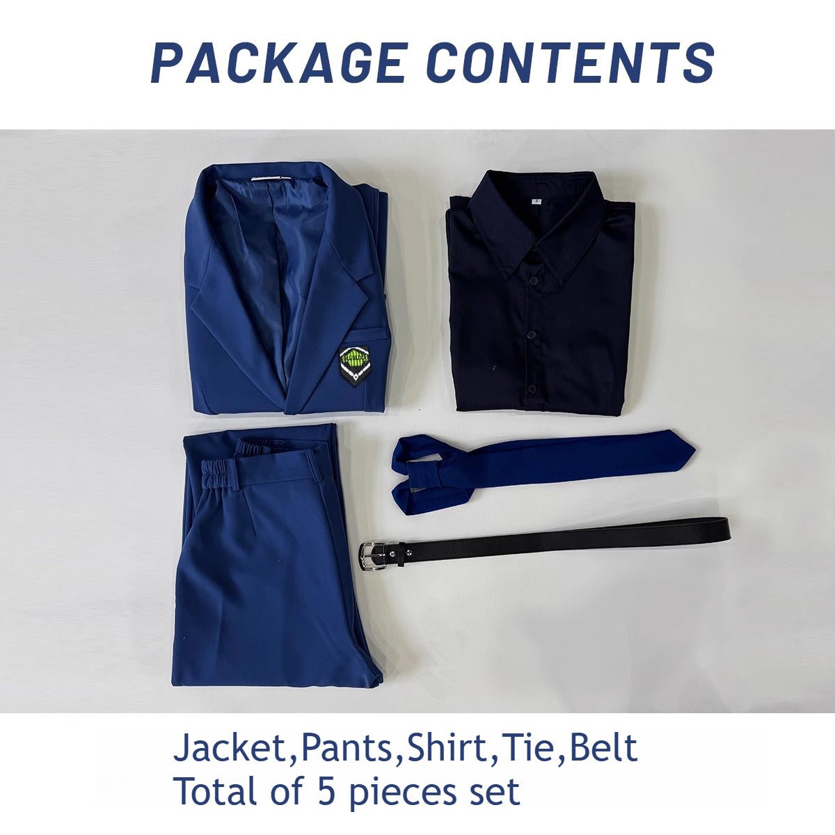 Blue Lock Yoichi Isagi Bachira Meguru Blue Suit Cosplay Costume - Coscosmos
