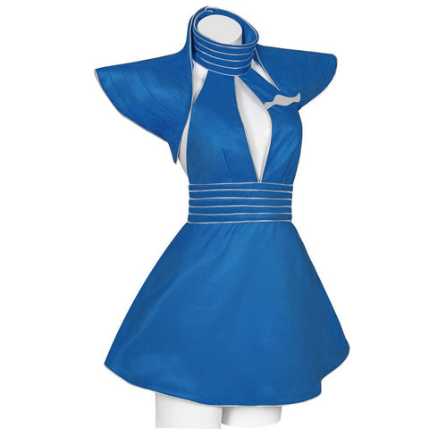 Britney Spears Airline Stewardess Adult Women's Cosplay Halloween Costume Full Set - Coscosmos