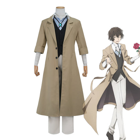 Bungo Stray Dogs Osamu Dazai Cosplay Costume - Premium Quality Anime Outfit - Coscosmos