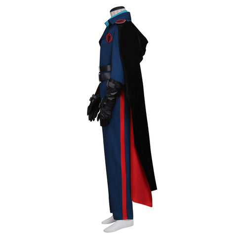 Cobra Commander Cosplay Costume with Cloak