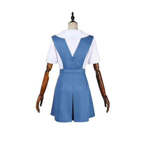 Asuka Langley Soryu Cosplay Costume Outfit - Ayanami Rei Uniform Full Set Halloween Suit