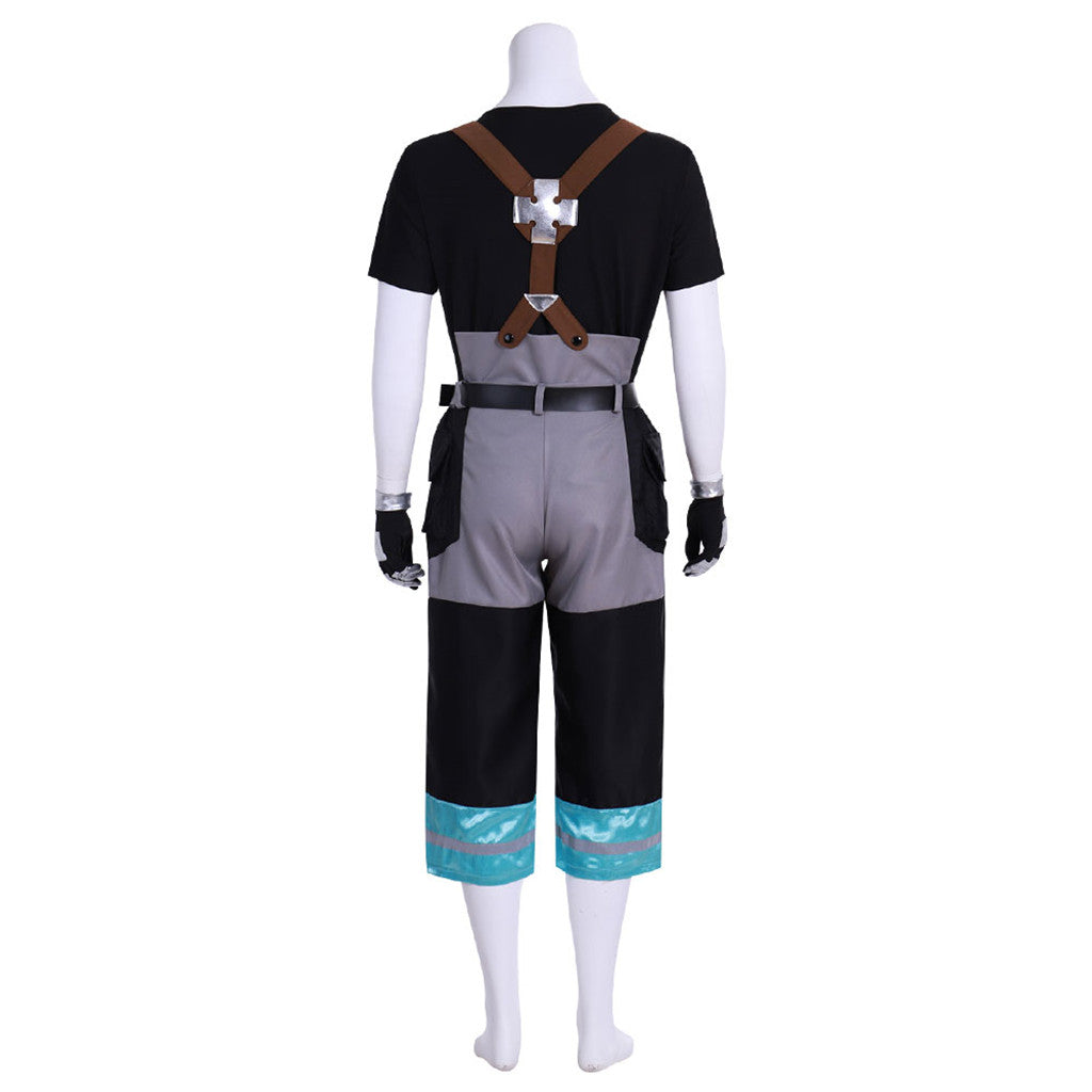 Enen no Shouboutai Men's Work Clothes Outfit for Anime Fans