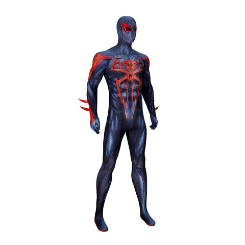 PS4 Spider-Man 2099 Black Suit Miles Morales Cosplay Costume