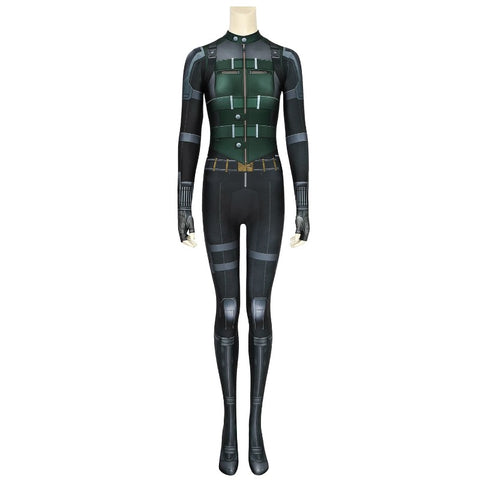 Black Widow Cosplay Costume Black Widow Printed Spandex Jumpsuit