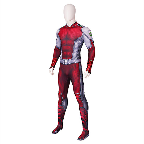 Titans S4 Beast Boy Gar Logan Cosplay Costumes Spandex Suit