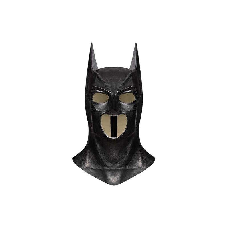 Bat Superhero Costume Adult Men Dark Black Knight Jumpsuit Cloak Bat Mask Halloween Cosplay Costume Outfit