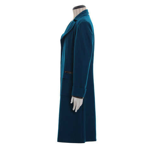 Fantastic Beasts Newt Scamander Blue Coat – Vintage Wizarding World Cosplay Costume