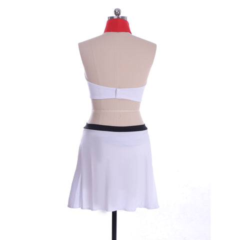 The Last Airbender Ty Lee Cosplay Swimsuit Set – Sexy White Top and Mini Skirt