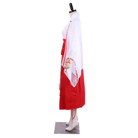 Full set of Inuyasha Kikyo Cosplay Kimono Costume