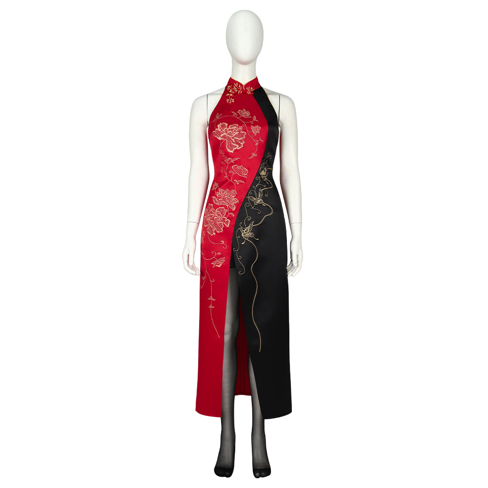 Ada Wong Cheongsam Cosplay Costume from Resident Evil 4 Remake