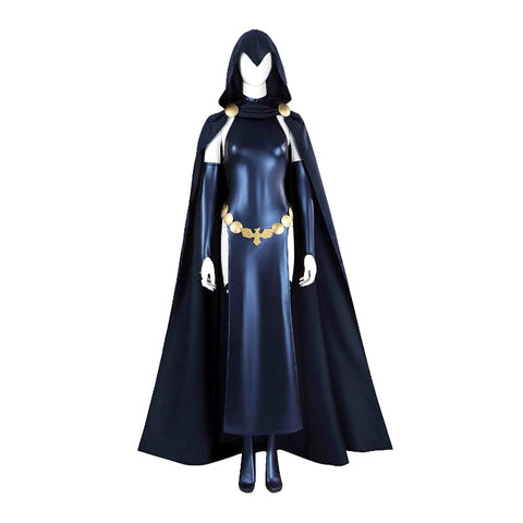 DC Comics Raven (New Earth) Cosplay Costume for Halloween and Roleplay