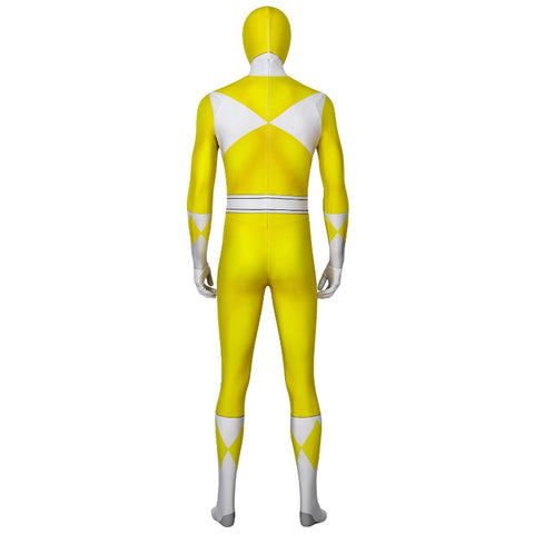 MMPR Yellow Ranger Suit Costume Cosplay Jumpsuit - Power Rangers Inspired Outfit