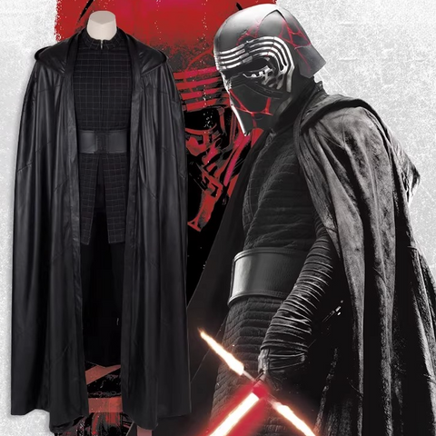 Star Wars: The Rise of Skywalker Kylo Ren Cosplay Costume – Adult Black Series Deluxe Outfit