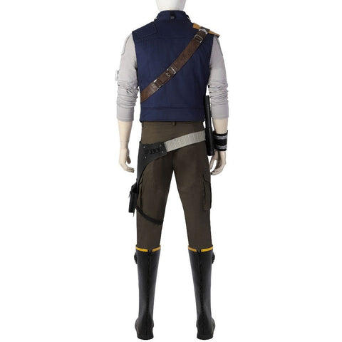 Cal Kestis Complete Deluxe Cosplay Costume Set from Star Wars Jedi: Survivor – Premium Adult Outfit for Fans and Collectors - Coscosmos