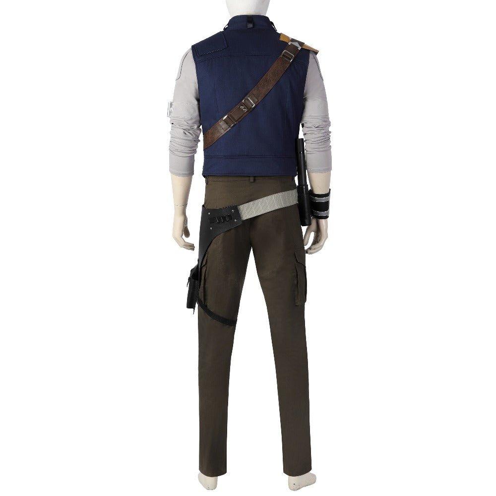 Cal Kestis Complete Deluxe Cosplay Costume Set from Star Wars Jedi: Survivor – Premium Adult Outfit for Fans and Collectors - Coscosmos