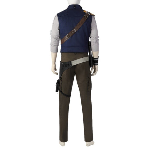Cal Kestis Complete Deluxe Cosplay Costume Set from Star Wars Jedi: Survivor – Premium Adult Outfit for Fans and Collectors - Coscosmos