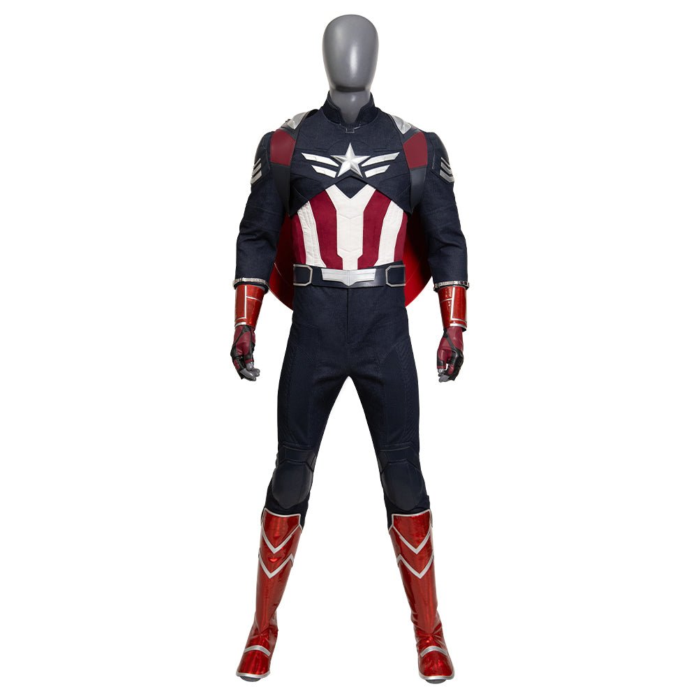 Captain America 4 Cosplay Costumes Sam Wilson Top Level Suits - Coscosmos