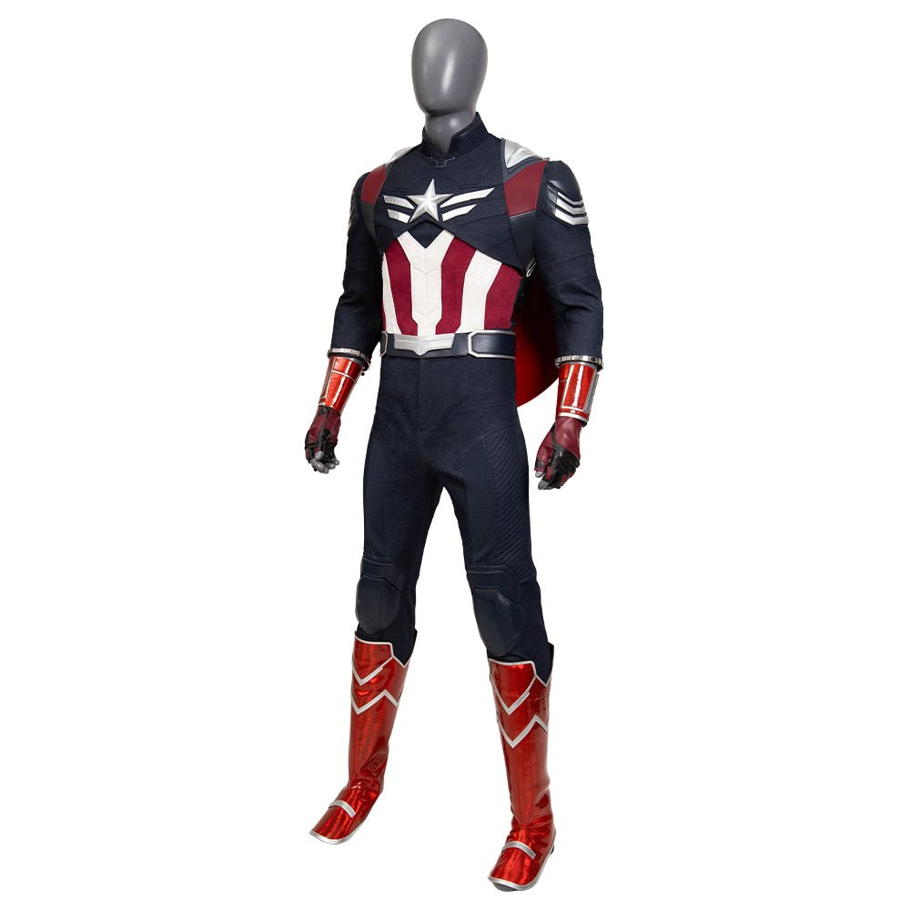 Captain America 4 Cosplay Costumes Sam Wilson Top Level Suits - Coscosmos