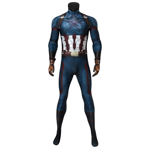 Captain America Body Suit Costume Available for Immediate Shipping - Coscosmos