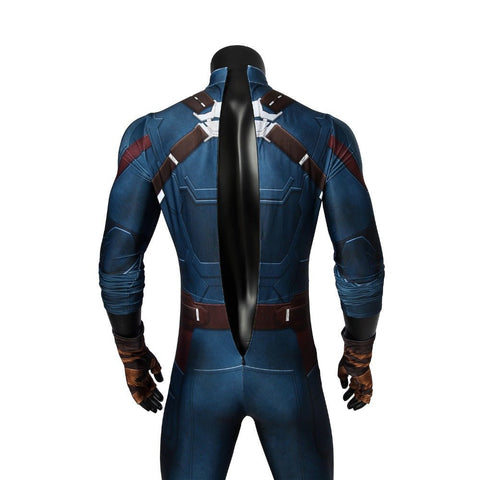 Captain America Body Suit Costume Available for Immediate Shipping - Coscosmos