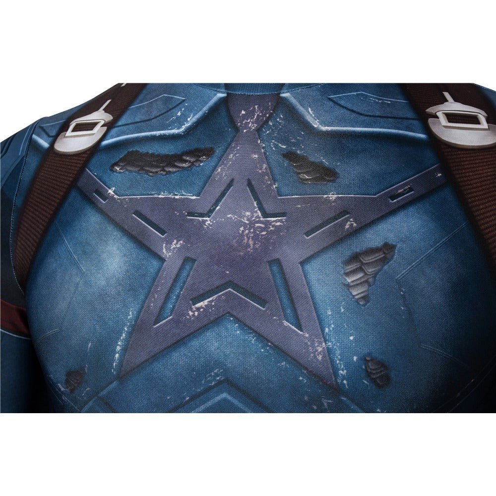 Captain America Body Suit Costume Available for Immediate Shipping - Coscosmos