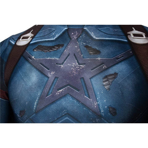 Captain America Body Suit Costume Available for Immediate Shipping - Coscosmos