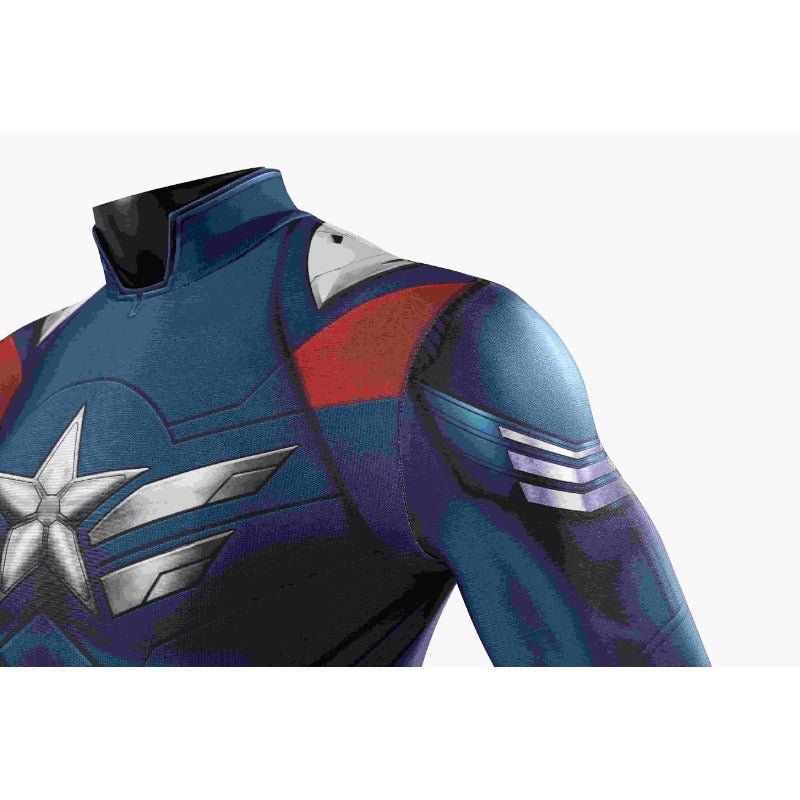 Captain America: Brave New World Sam Wilson Captain Jumpsuit Cosplay Costume - Coscosmos