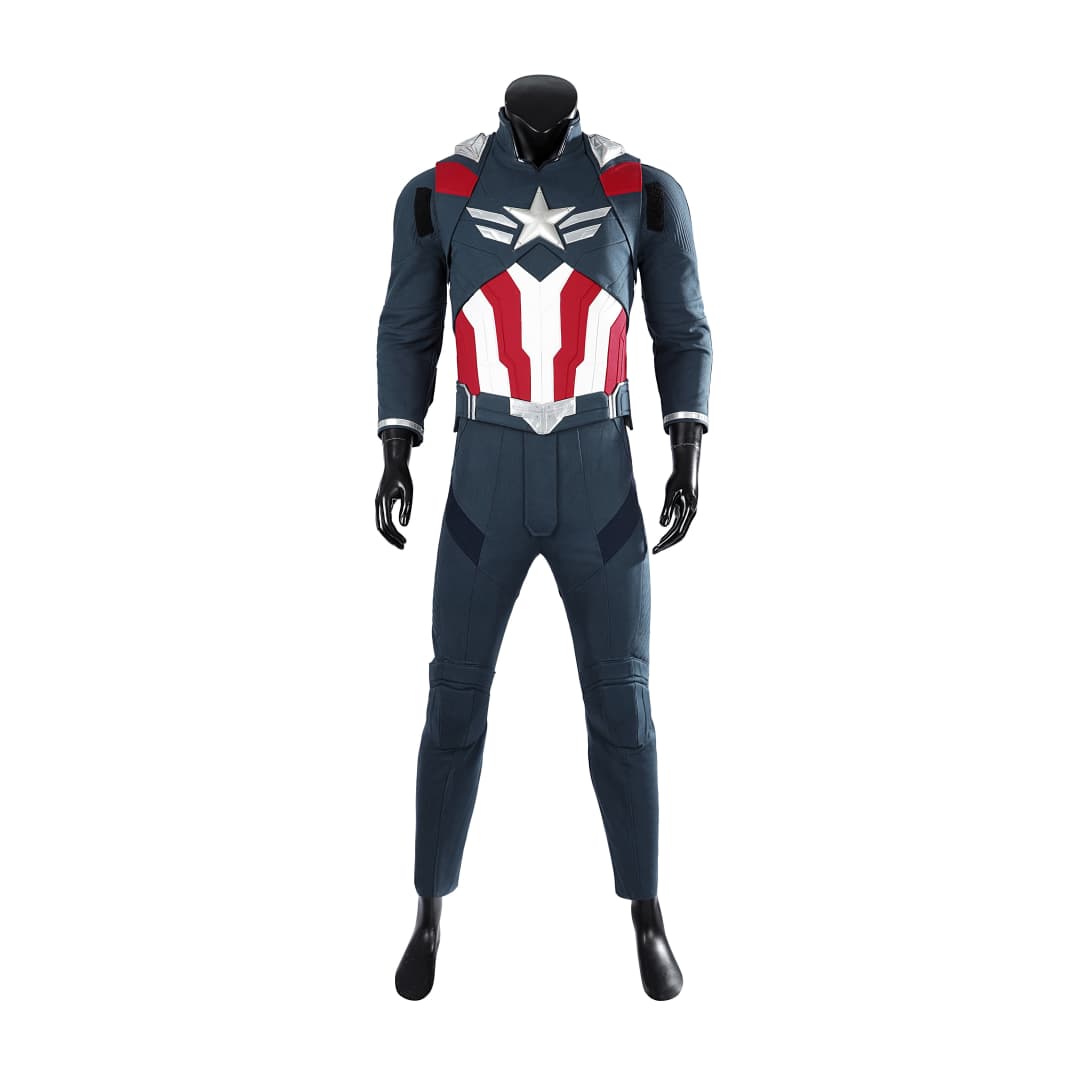 Captain America: Brave New World Sam Wilson New Captain America Cosplay Costume - Coscosmos