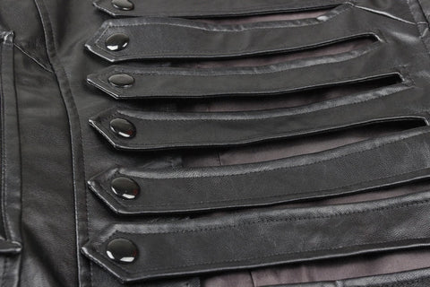 Captain America: The Winter Soldier Bucky Barnes Full Cosplay Costume Suit Set - Coscosmos