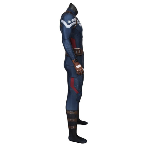 Captain America The Winter Soldier Steven Rogers Zentai Bodysuit - Coscosmos
