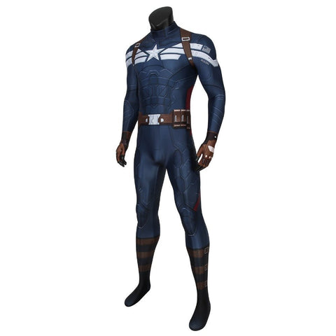 Captain America The Winter Soldier Steven Rogers Zentai Bodysuit - Coscosmos