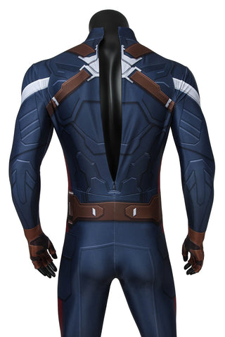 Captain America The Winter Soldier Steven Rogers Zentai Bodysuit - Coscosmos