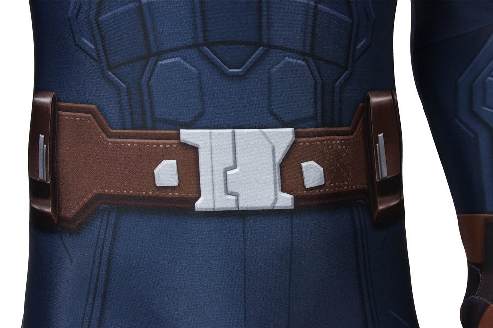 Captain America The Winter Soldier Steven Rogers Zentai Bodysuit - Coscosmos