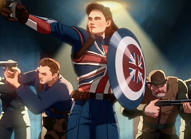 Captain Carter Cosplay Full Set Custom, What If Season 1 Peggy Carter Women Costume, Marvel Superhero Cosplay Outfit Custom Made - Coscosmos